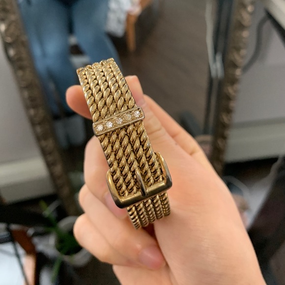 Gold tone vintage bracelet - Picture 3 of 5